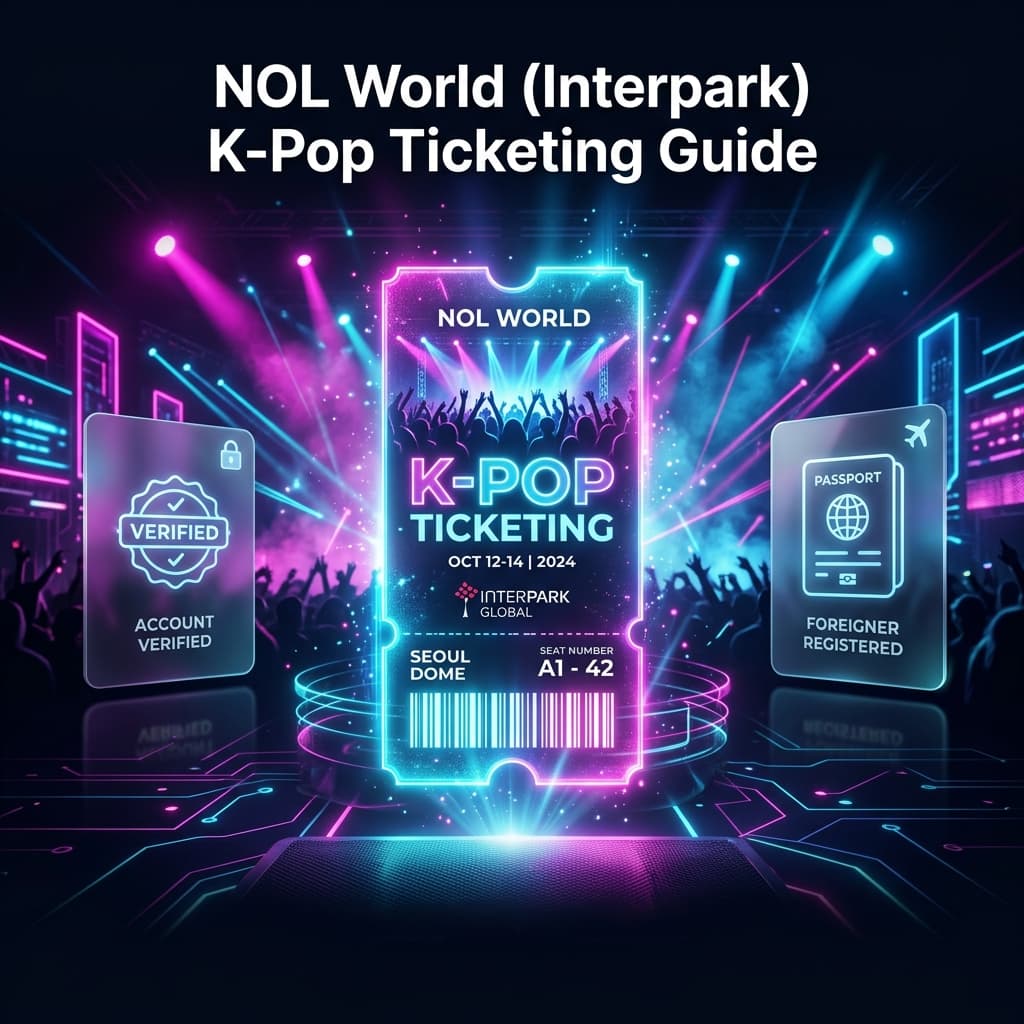 NOL World (原 Interpark Global) 抢票攻略：护照实名认证与人脸识别全流程
